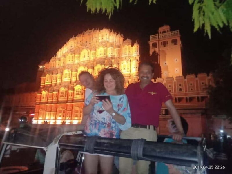 Jaipur: Night City Tour in Open Air Jeep - FAQ