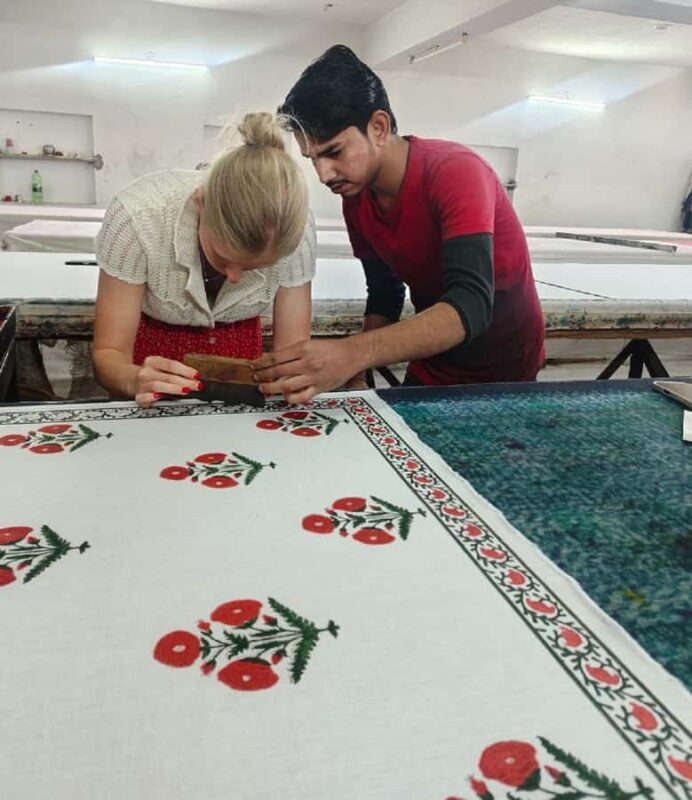 Jaipur Sightseeing Tour w/ Block Printing Class- Hands Works - Cultural and Artistic Insights