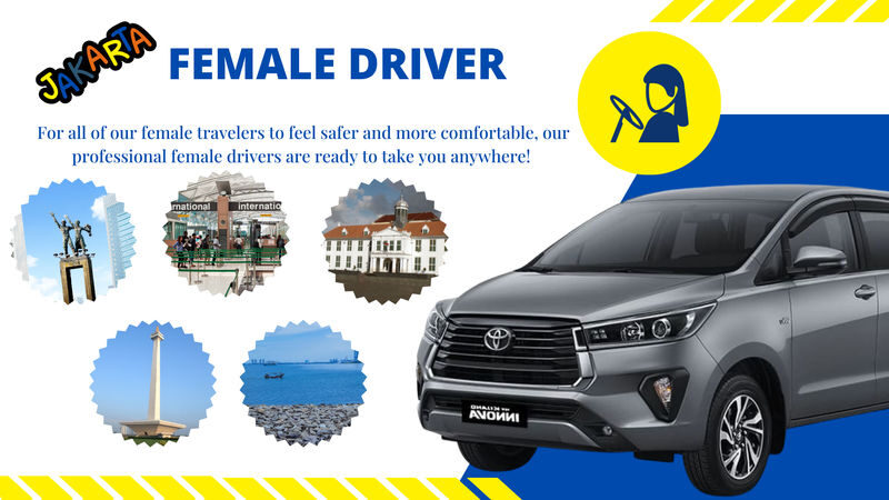Jakarta Private Car Charter with Female Driver - A private car for seeing Jakarta on your terms