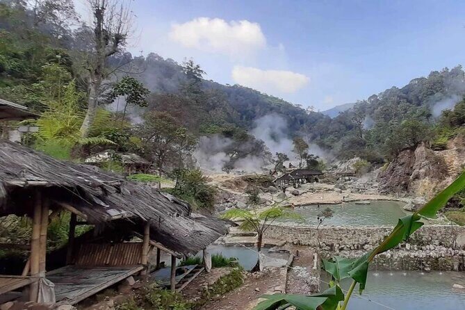 Jakarta Volcano White Crater and Natural Hot Spring in West Java - Strawberry Picking at Petik Strawberry Farm