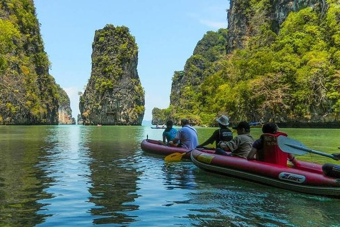 James Bond Island by Longtail Boat With Sea Kayaking - Background