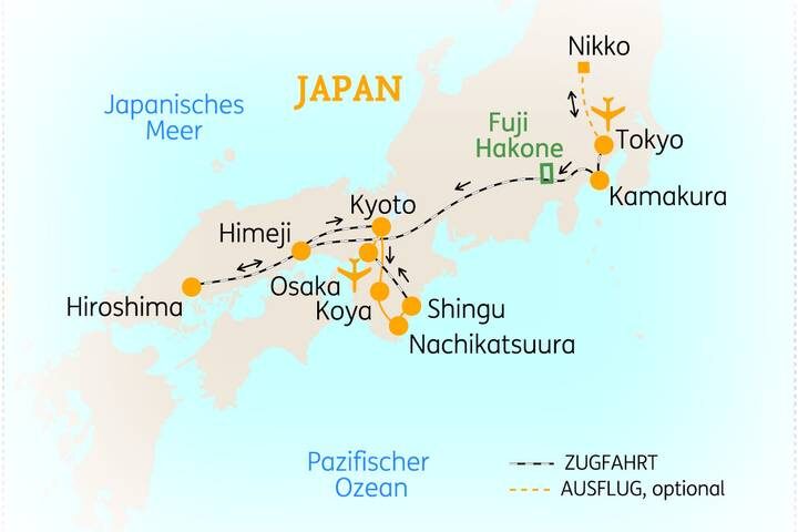 Japan In-Depth 16-Day Tour by SKR Reisen - Tokyo: shrine calm, city views and a free day