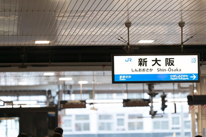 Japan Railway Station Shared Arrival Transfer : Shin Osaka Station to Osaka City - Additional Information