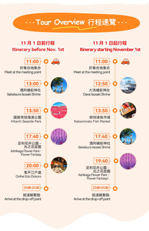 Japans Top 3 Illumination Shows: Flower Garden of Light & Ibaraki Lucky Turtle & Nakaminato Fish Market & Oarai Isosaki Shrine One-Day Tour - The winter route: sea torii and a fish-market stop