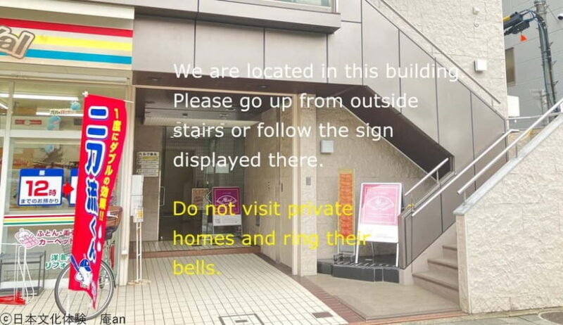 Japanese dried-type Sweets ''Ohigashi'' making - The Location and Accessibility