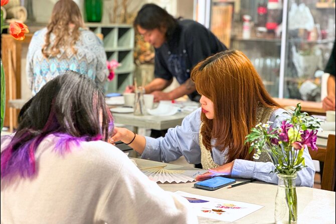 Japanese Fan Painting Workshop ~ in a Retired Tokyo Flower Shop - The Sum Up