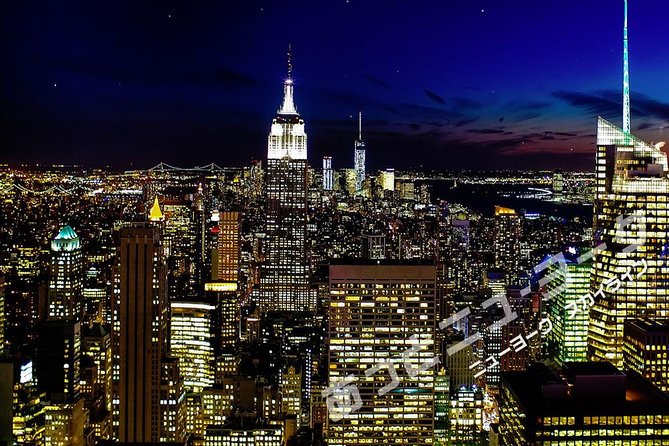 JAPANESE Guided Tour!! New York Night Tour From 3 Gorgeous Spots, Inside & Outside of Manhattan, Inc - Itinerary Details