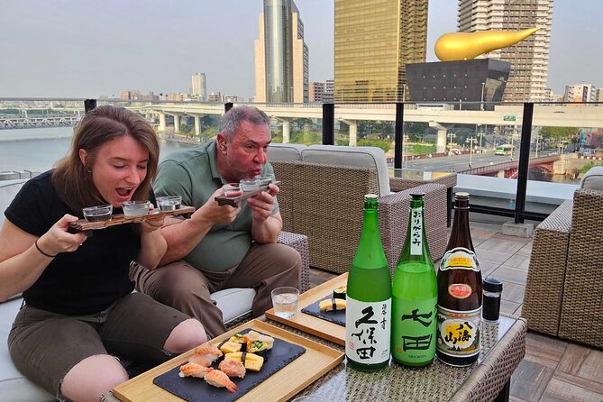 Japanese Sake Tasting Experience Japanese Snack Set (Asakusa) - Immersive Asakusa Experience