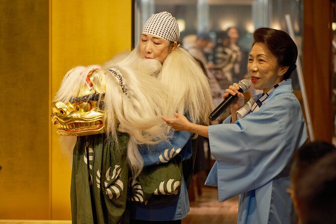 Japanese Traditional Shishimai Dance and Private Hokkaido Dinner - Inclusions and Exclusions