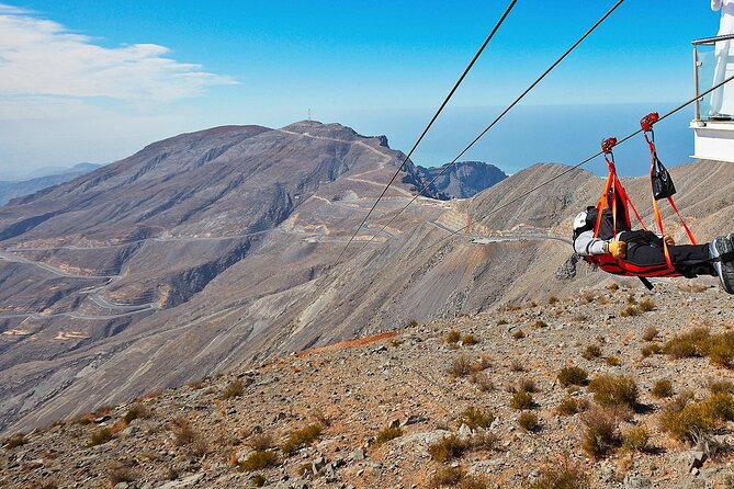 Jebel Jais World'S Longest Zipline From Dubai With Transfer - Inclusions