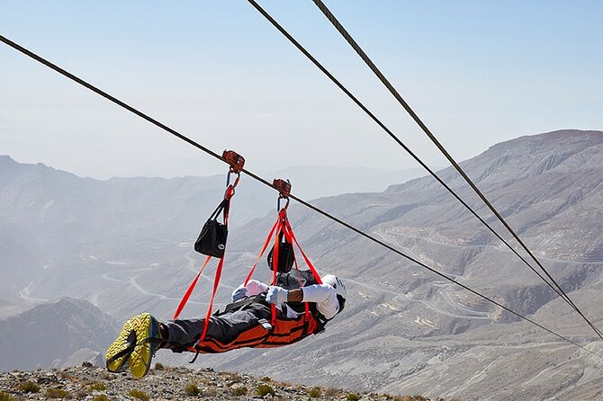 Jebel Jais Zipline With Pick up and Drop From Dubai - Price and Booking Details