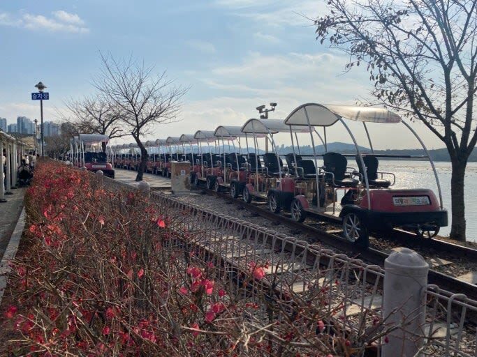 Jebu Island Cable Car & Rail Bike & Korean Folk Village Day Tour - Uiwang Rail Bike: a 4.3-kilometer pedal around the lake