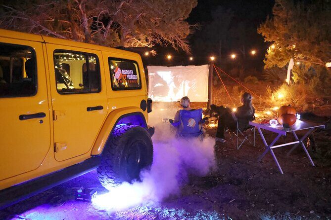 Jeep + Movie + Stars: A Romantic Night in the Las Vegas Mountains - An In-Depth Look at the Experience