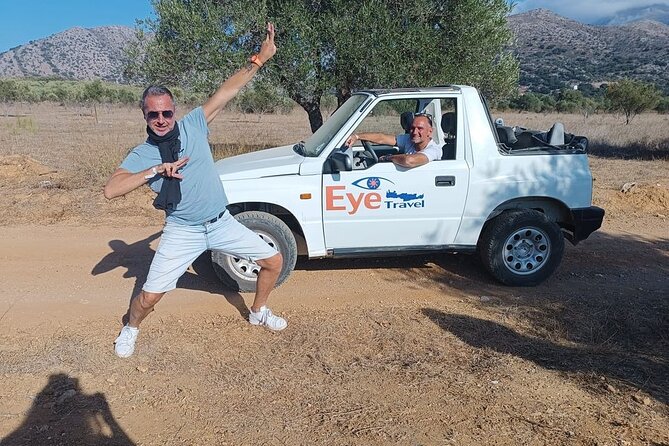 Jeep Safari 4x4 Crete Real off Road Mountain Tracks With Lunch From Hersonissos - Language Options