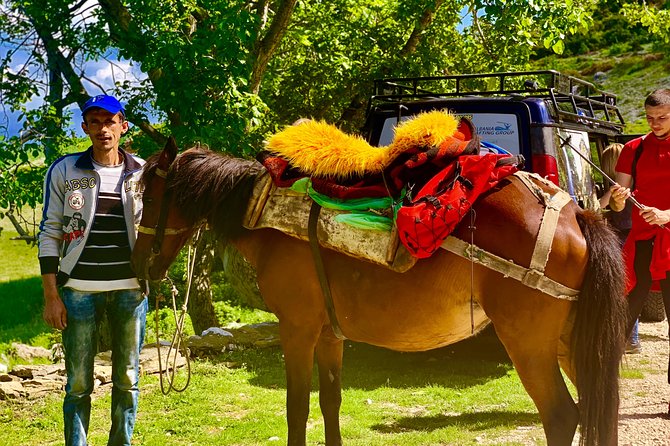 Jeep Safari Berat Hiking Caravan Mule in Tomori Holy Mount - Directions
