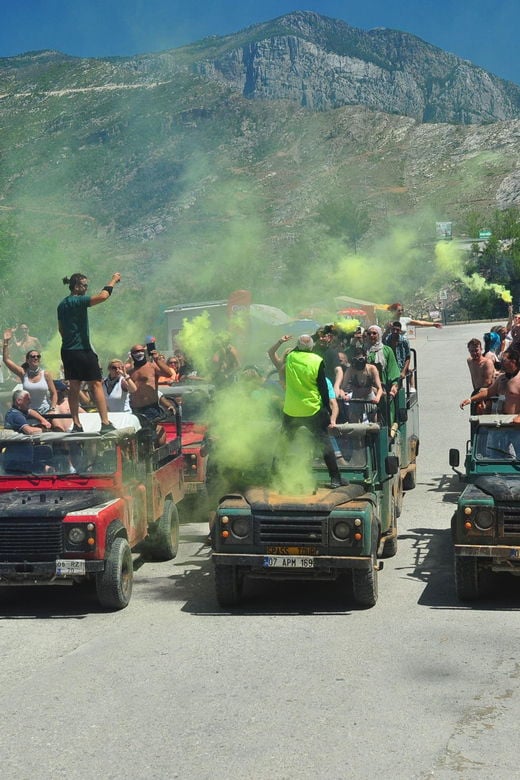Jeep Safari-Lunch-Boat-Canyon-Waterfall-Foam,Water Party - Introduction