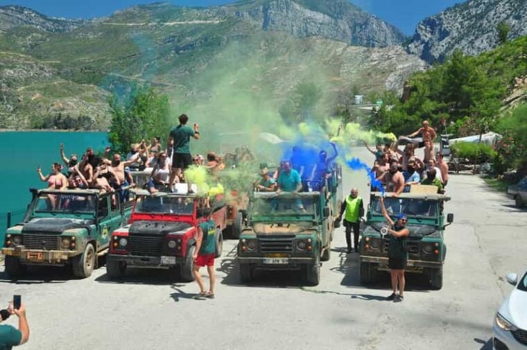 Jeep Safari-Lunch-Boat-Canyon-Waterfall-Foam,Water Party - The Experience in Detail