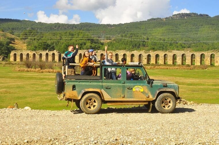 Jeep Safari-Lunch-Boat-Canyon-Waterfall-Foam,Water Party - The Sum Up