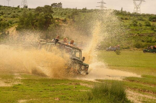 Jeep Safari-Lunch-Boat-Canyon-Waterfall-Foam,Water Party - Adventure Itinerary