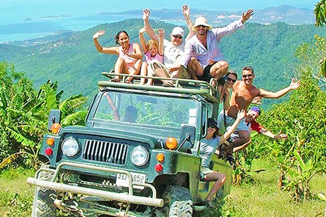 Jeep Tour Koh Samui Jungle Safari Full Day Adventure - Inclusions and Pickup Details