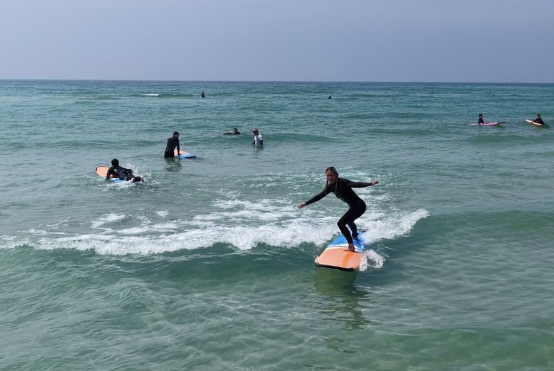 Jeju Aewol Beginner Surfing Lesson - Beach practice makes the first wave less daunting