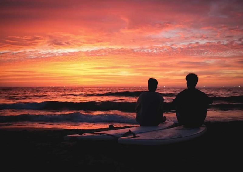 Jeju Aewol Gwakji Beach Surfing Lesson - The lesson starts on land, where the basics matter