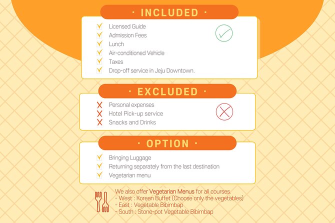 Jeju Island East Bus Tour With Lunch Included Full Day Trip Tours - Tour Overview and Itinerary