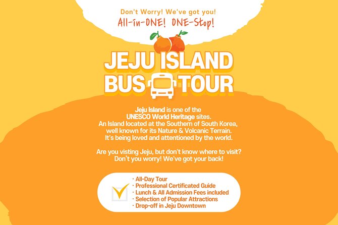 Jeju Island West Bus Tour With Lunch Included Full Day Trip Tours - Tour Highlights