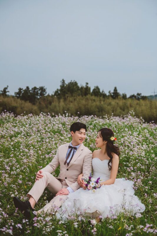 Jeju Outdoor Couple Photoshoot and Wedding Photography - Five hours, with styling and travel built in