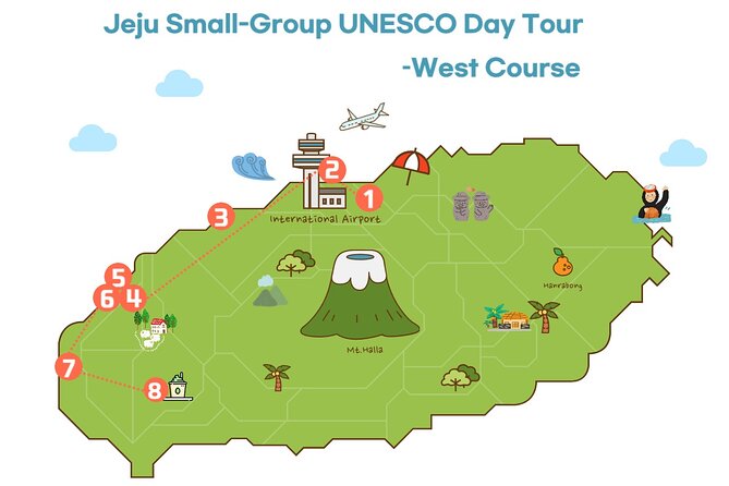 Jeju Premium Small Group UNESCO Day Tour - West Course - Inclusions
