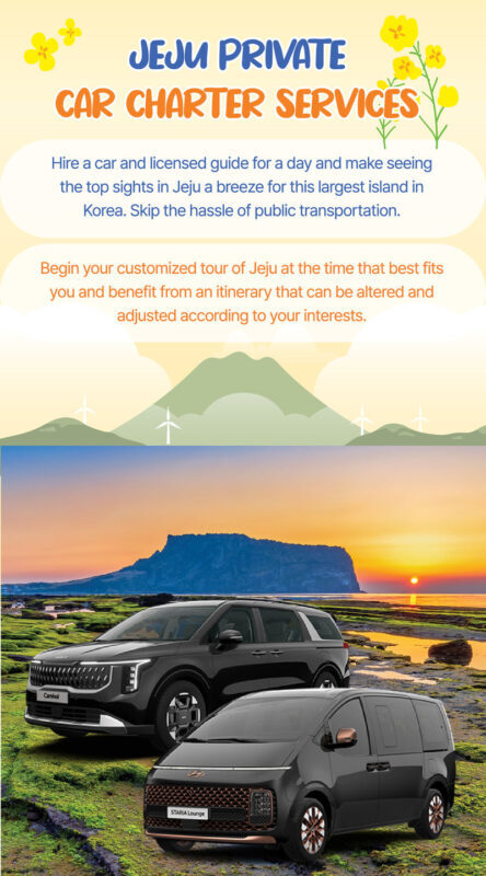 Jeju Private Car Customized Tour - A private car makes Jeju easier to plan