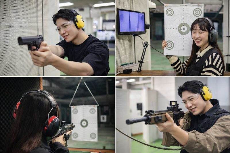Jeju Real Gun Shooting Range Experience - Who will enjoy it most