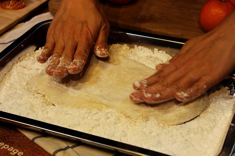 Jeju Tangerine Tteok(Rice Cakes) Making Experience - Making tangerine tteok at Murungfarm