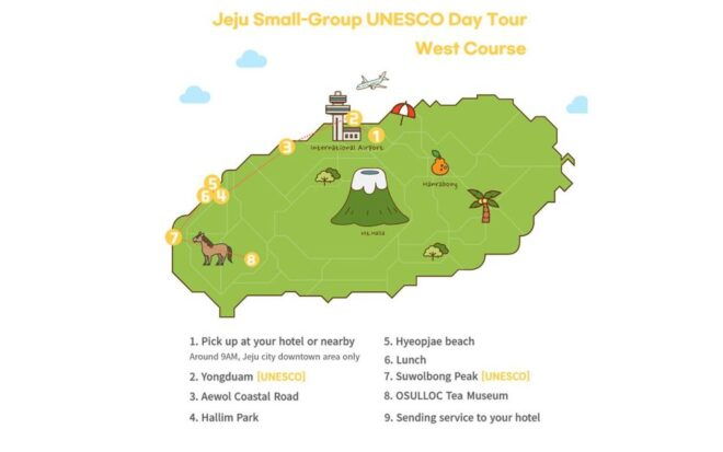 Jeju West Small Group - Important Information