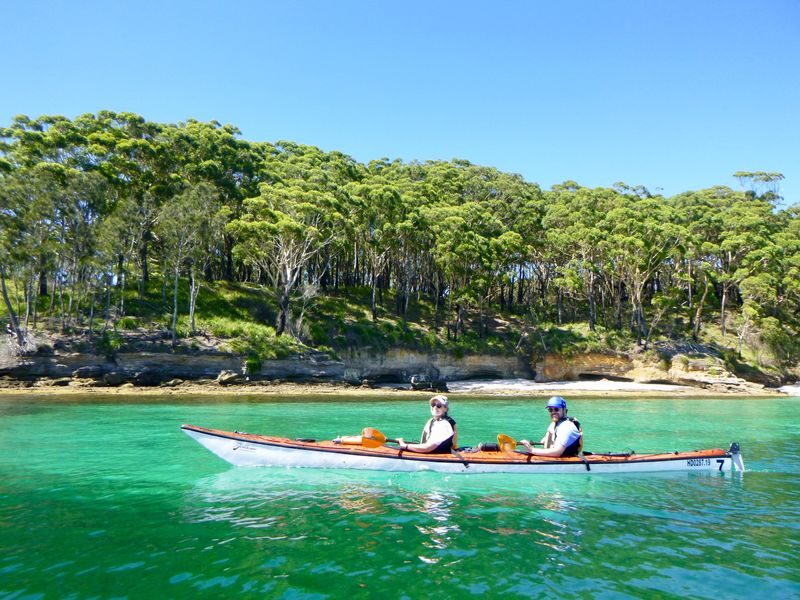 Jervis Bay Half Day Sea Kayak Tour - A beach stop with coffee, cake and a swim