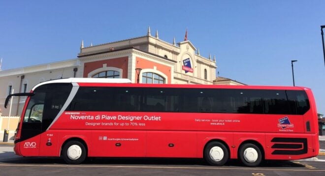 Jesolo Lido: Express Bus to Noventa Di Piave Designer Outlet - Full Description