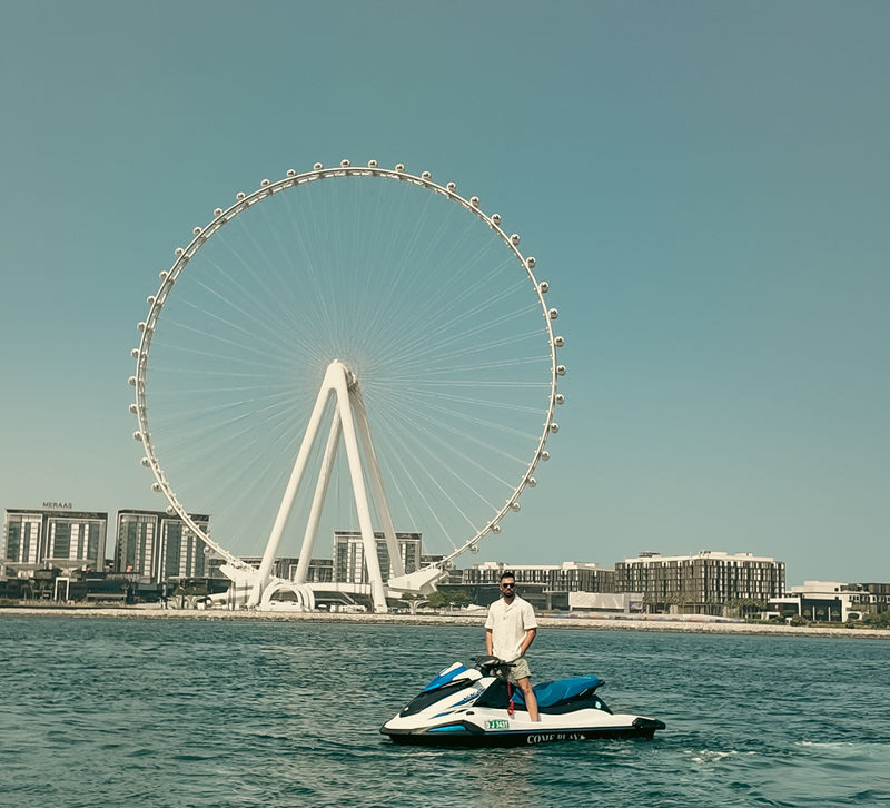 Jet Ski Adventure Experience in Dubai Harbour - A 30-minute ride with a city-sized view