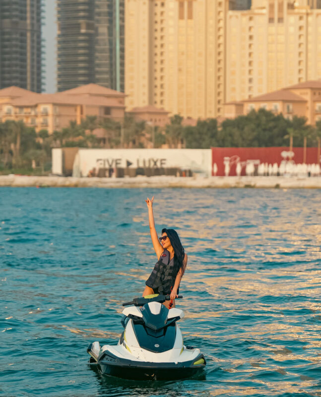 Jet Ski Adventure Experience in Dubai Harbour - Sharing one jet ski