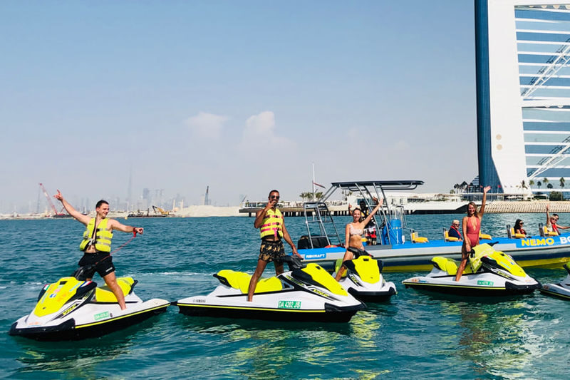 Jet Ski Experience in Burj Al Arab with Media and Snacks - Choosing between 30 minutes, one hour, and two hours