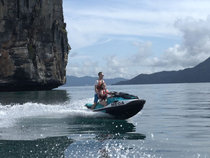 Jet Ski Fun Island Hopping Tour in Langkawi by Mega Water Sports - The briefing and first stretch of water
