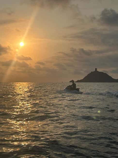 Jet ski sunset on the Ajaccio golf course - An Authentic Look at the Ajaccio Jet Ski Sunset Tour