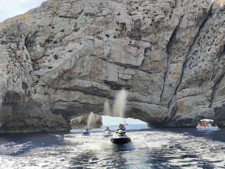 Jet Ski to Margarita Islands From San Antonio - Swimming and Snorkeling in Crystal-Clear Waters