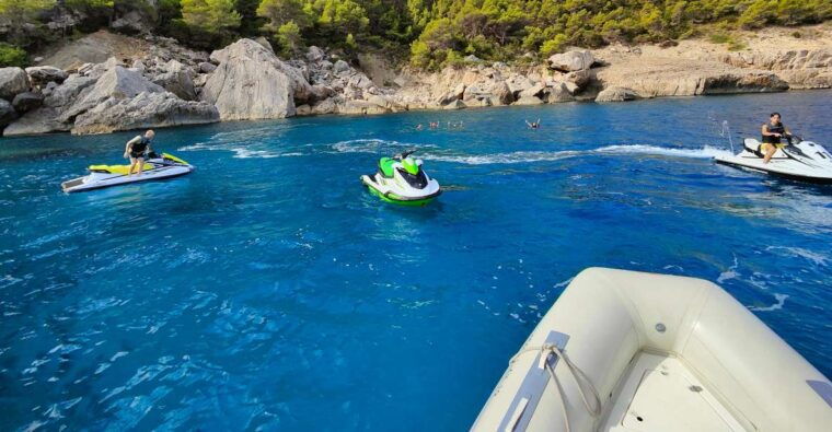 Jet Ski Tour to Cala Albarca From San Antonio - Inclusions and Equipment