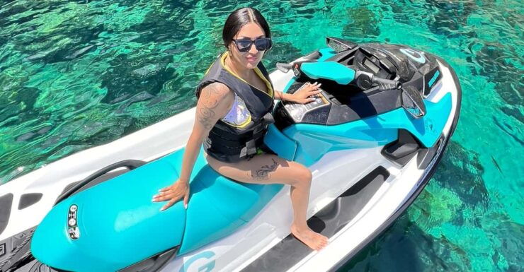 JET SKI TOUR to Cala Salada FROM Puerto De San Antonio - Experience Highlights