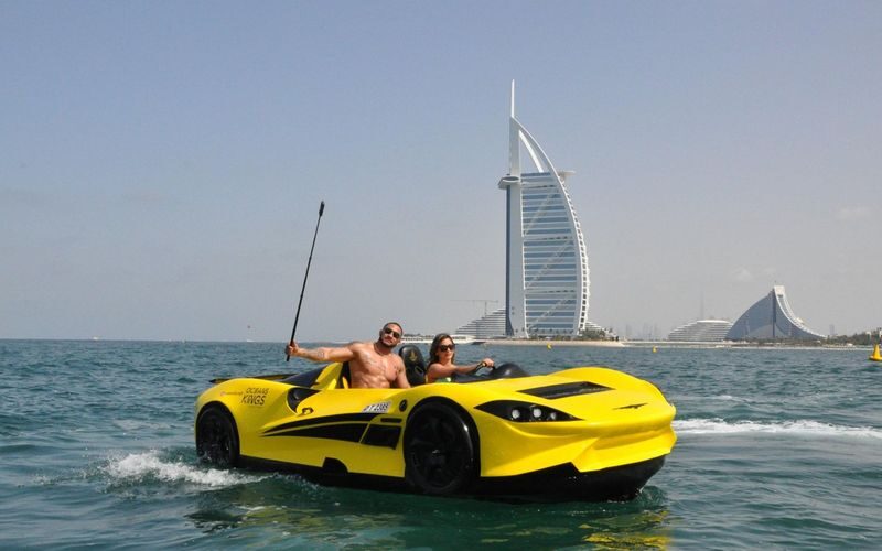 Jetcar Experience with Burj Al Arab View - Who will get the most from this ride