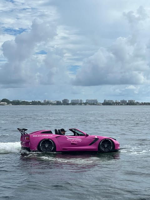 Jetcar Miami: 1 Jetcar Rental | 1h | 250$ Due at Check-In - Good To Know