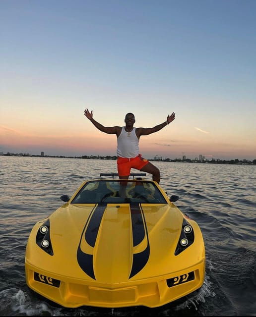Jetcar Miami: 1 Jetcar Rental | 1h | 250$ Due at Check-In - Duration and Location