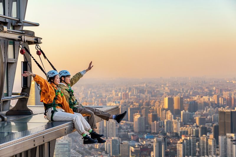 Jin Mao Tower Observation Deck Ticket - Set expectations for photos and crowds