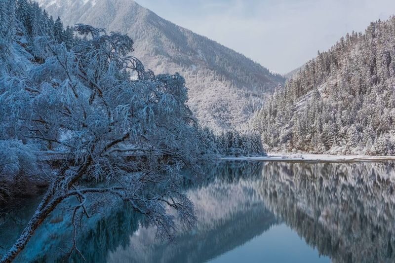 Jiuzhaigou Scenic Area - The Y-shaped valleys make a big park manageable