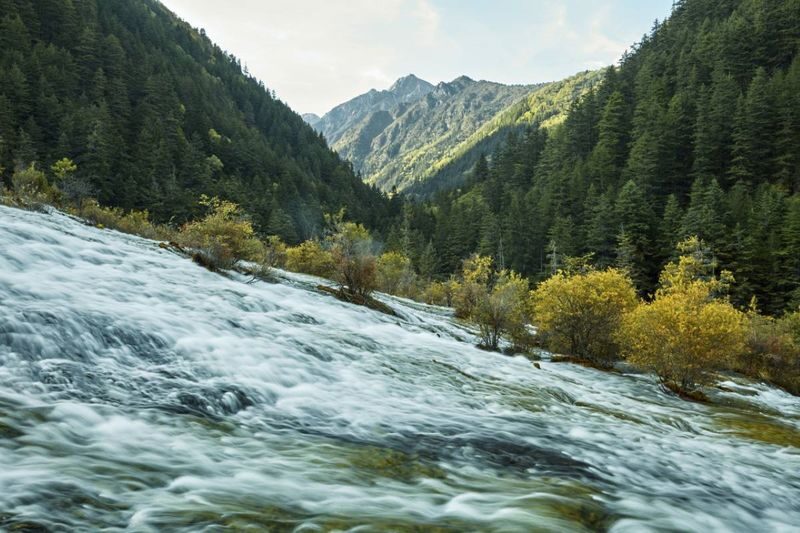 Jiuzhaigou Scenic Area - Following the suggested route: from Long Sea to Spark Lake